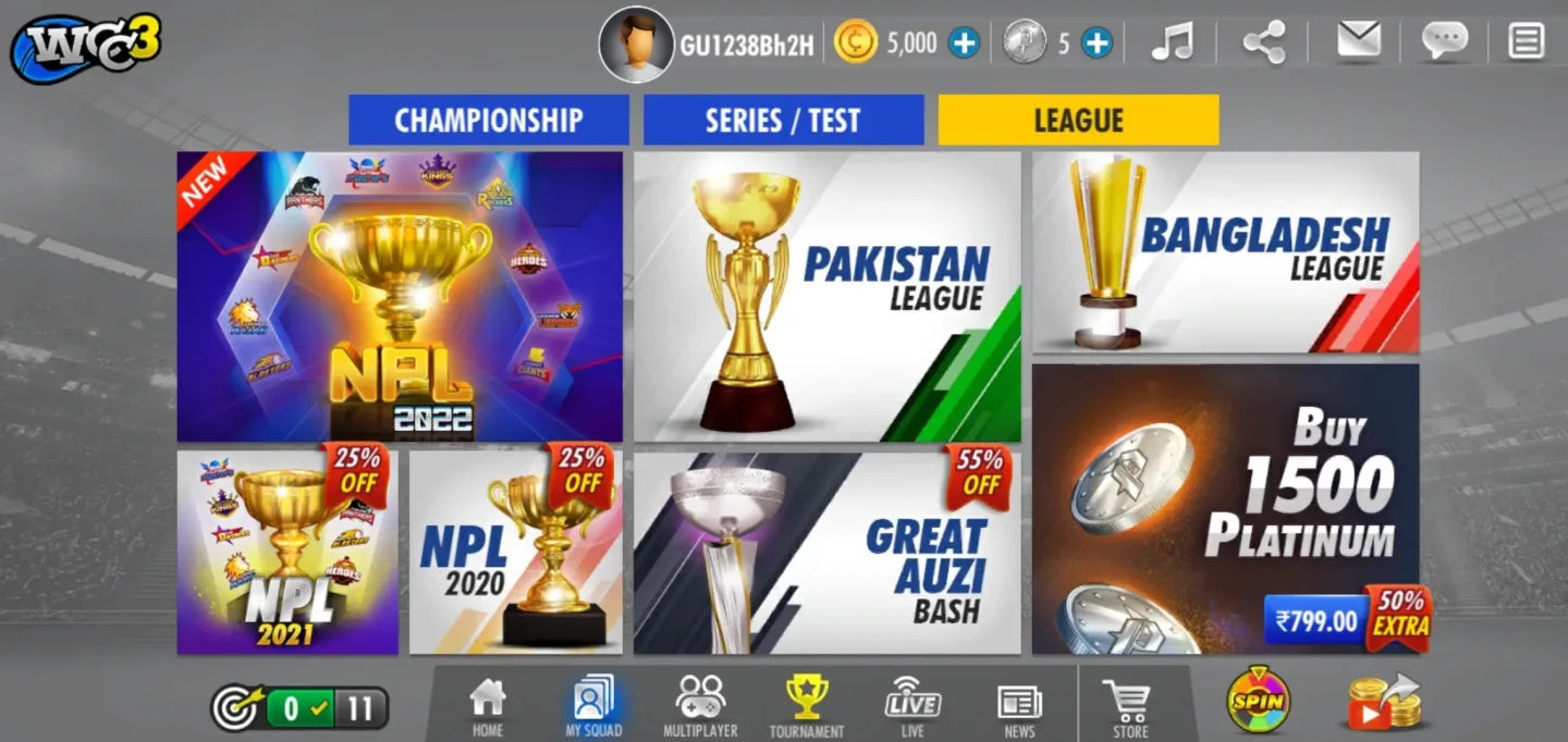 World Cricket Championship 3 WCC3 2
