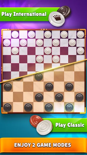 Checkers Clash - Draughts Game 2