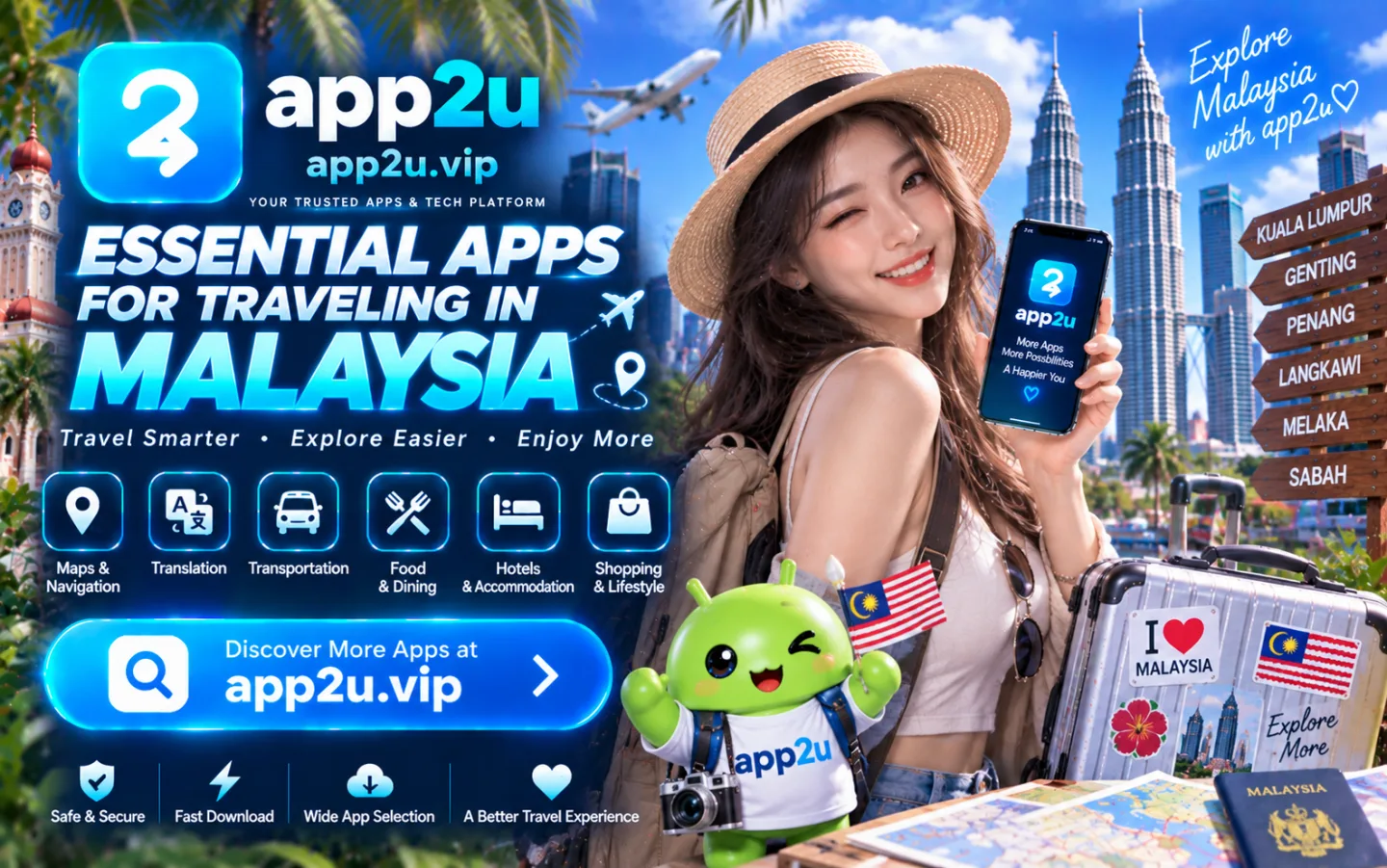 Essential Apps for Traveling to Malaysia