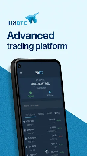 HitBTC Android 1